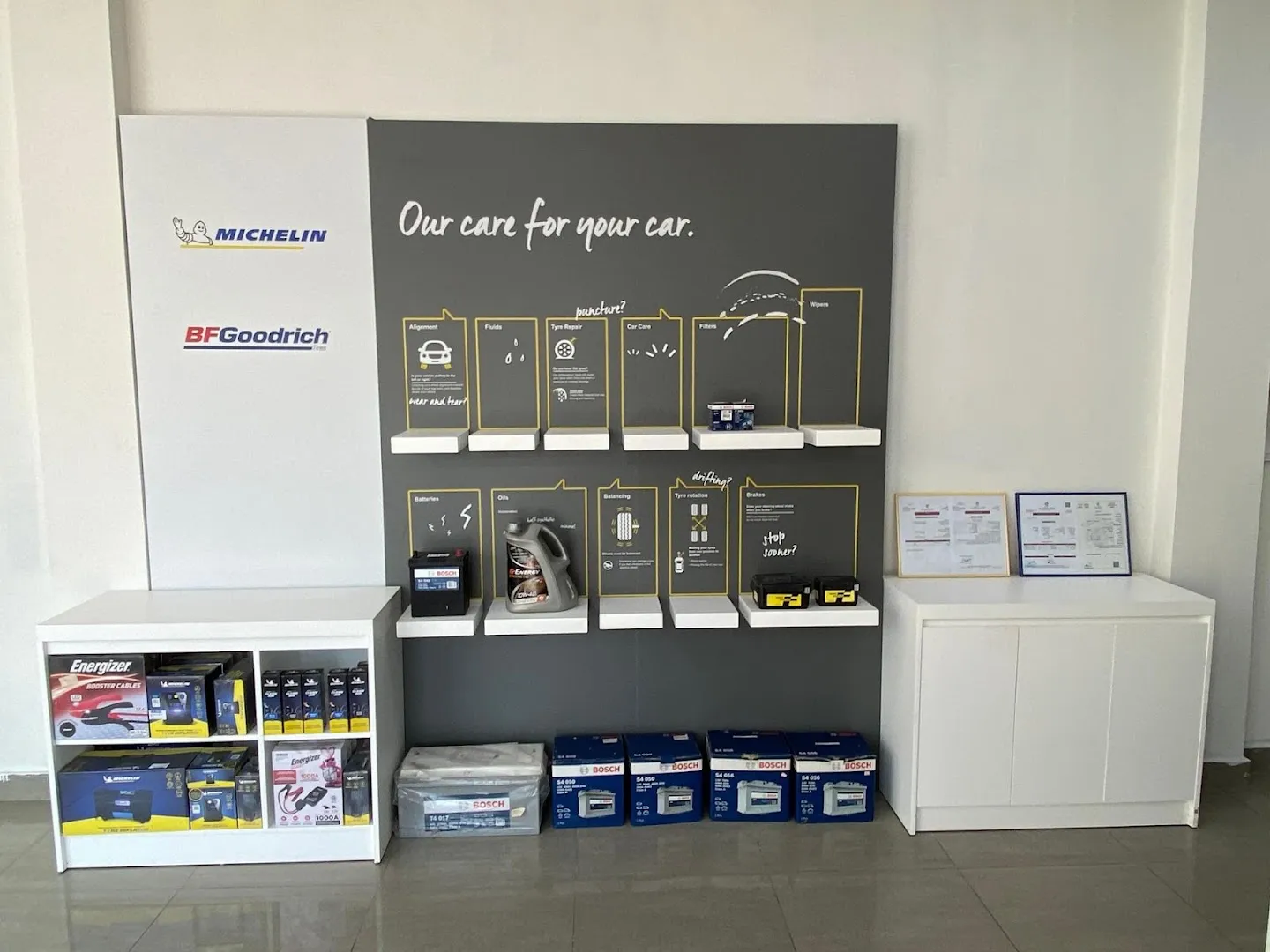 Tesla compatible tyres — TYREPLUS Gharafa — Tire shop in Doha
