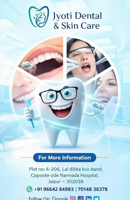 Cosmetic dentistry — JYOTI DENTAL & SKIN CARE | Cosmetics & Braces Clinic — Dental clinic in Jaipur