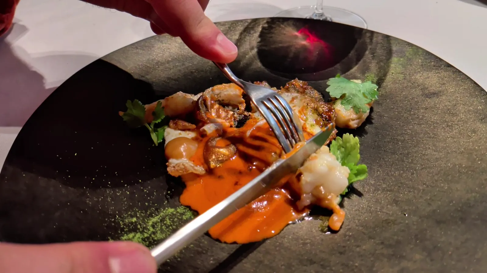 Sandwich de gazpacho — Disfrutar — Fine dining restaurant in Barcelona