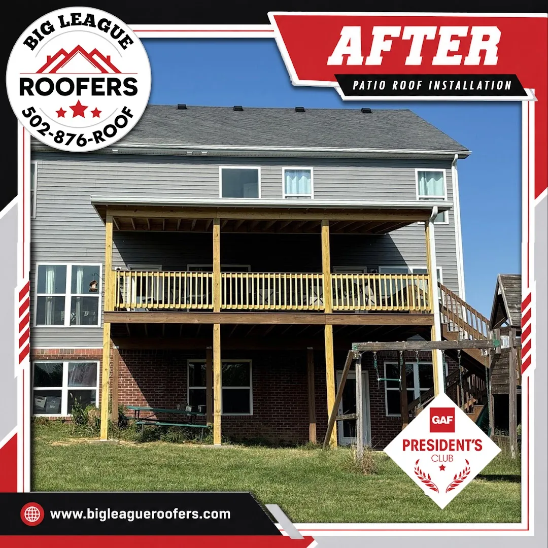 Storm damage repair — Big League Roofers — Roofing contractor in Louisville