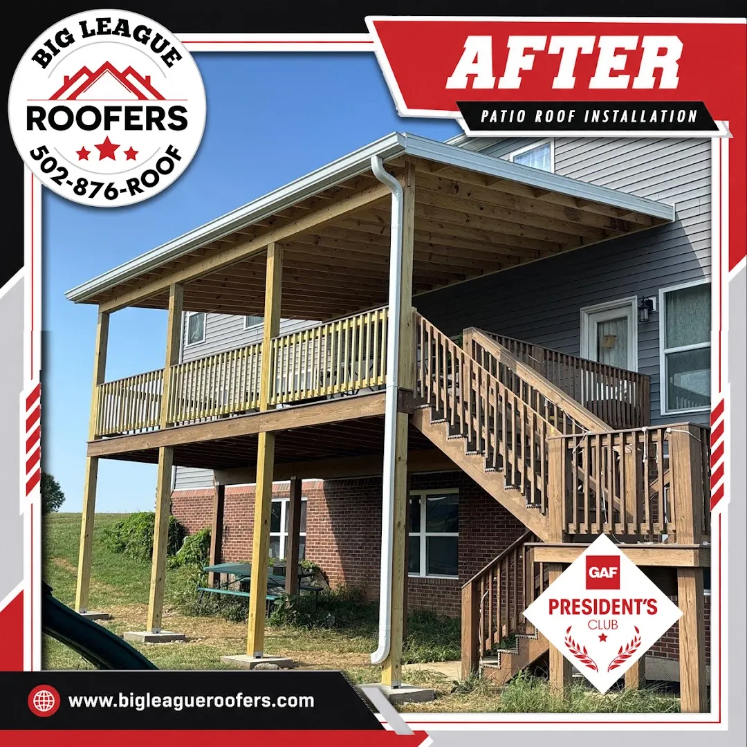 Pipe boot replacement — Big League Roofers — Roofing contractor in Louisville