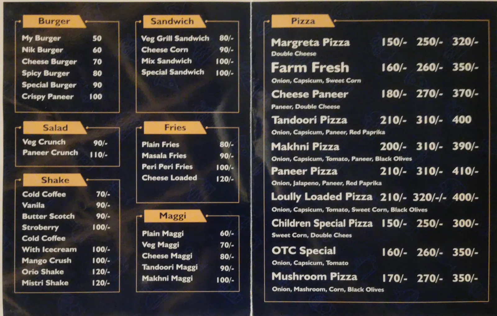 Affordable Prices — OLD SKOOL CAFE — Cafe in Padampur