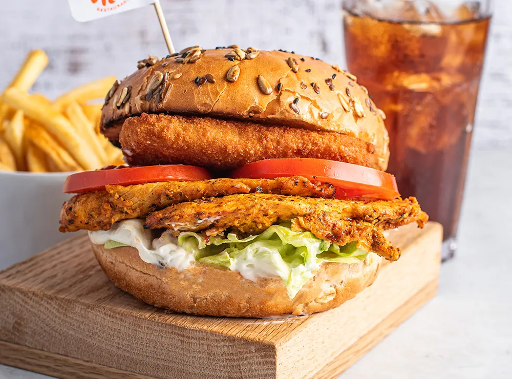 Mushroom burger — Eatvite Bliss — Restaurant in Beirut