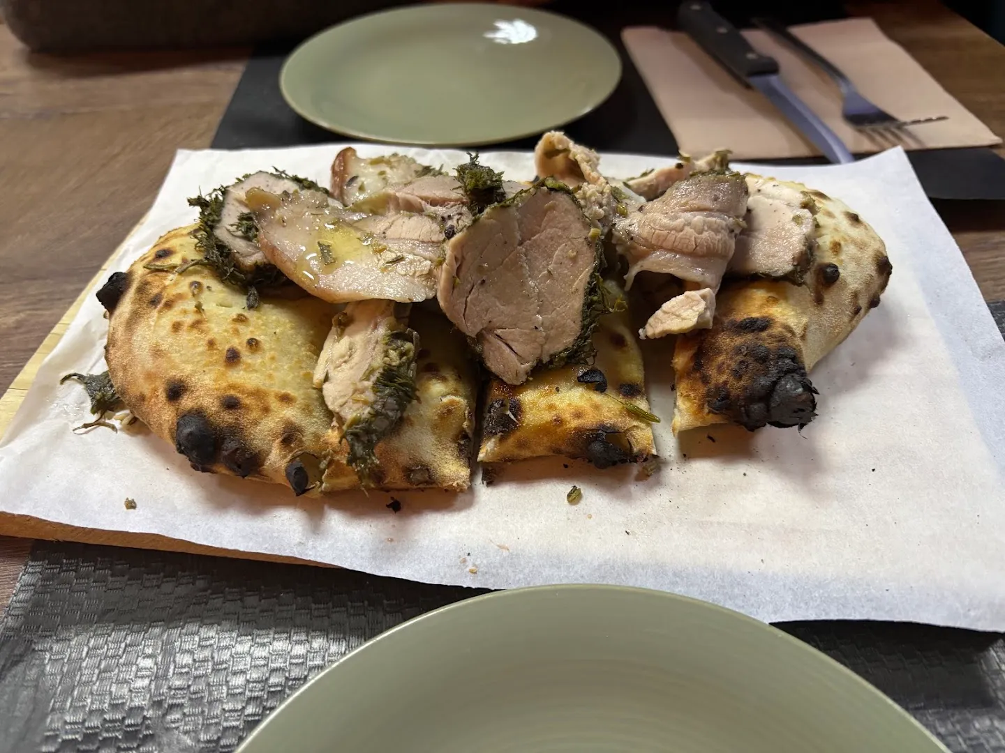 Porchetta legendaria — Fiaschetteria La Saletta — Pizza restaurant in Madrid
