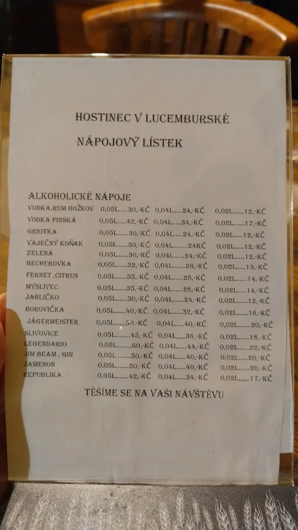 Španělský ptáček — Hostinec V Lucemburské — hospoda v Vinohrady
