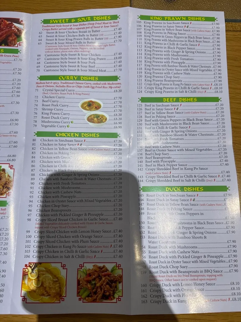 Cash Only Value — Crystal — Chinese takeaway in Rugby