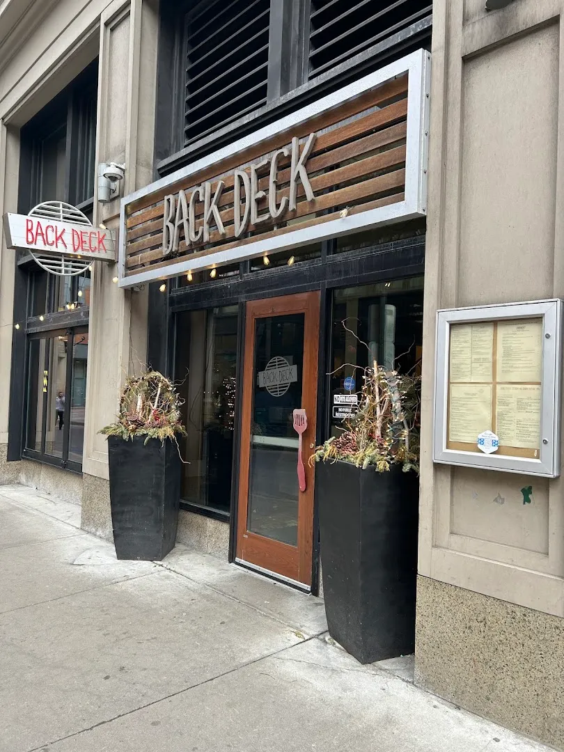 Varied Menu — Back Deck — American restaurant in Boston