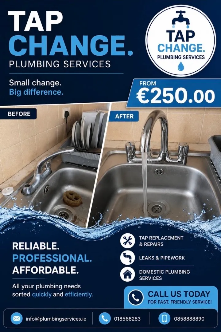 Gas cooker installation — Plumbing Services — Plumber in Dublin