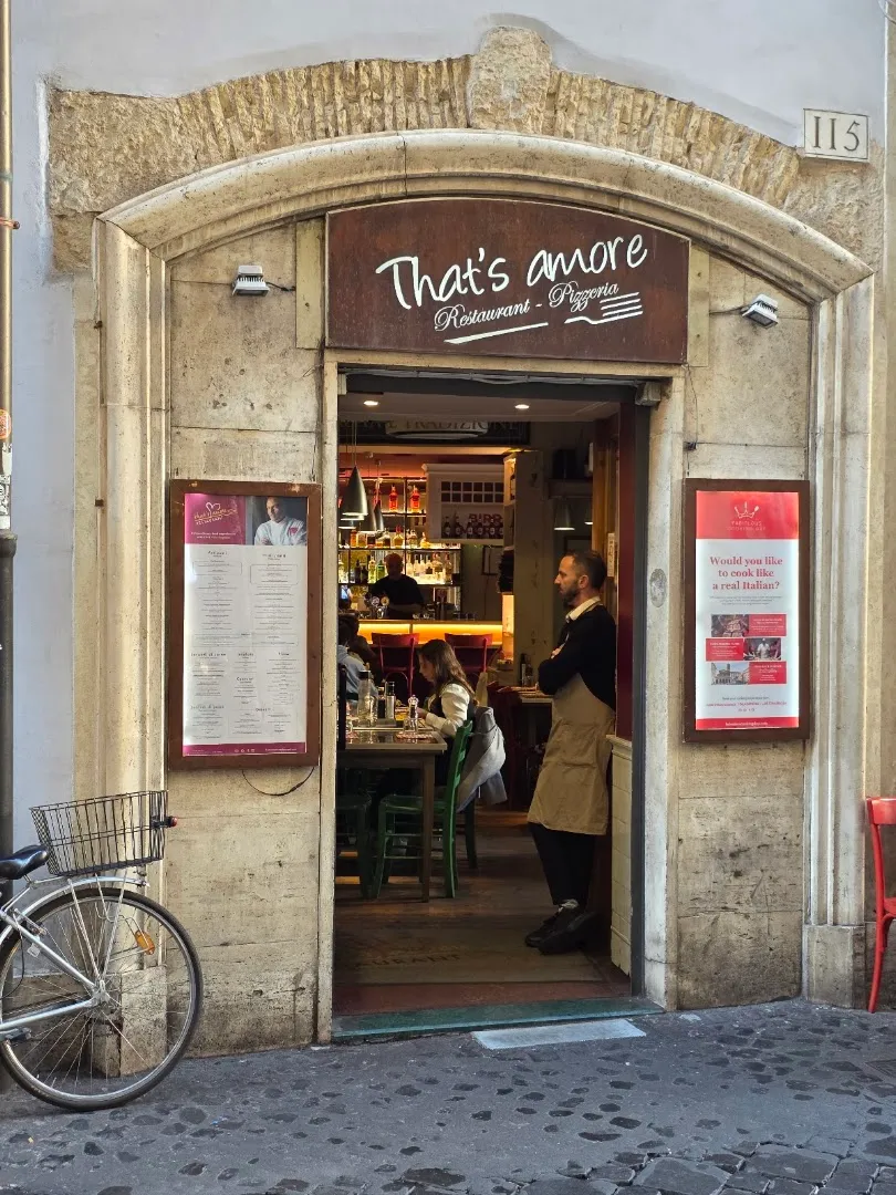 Pizza & Classics — That's Amore Restaurant — Italian restaurant in Rome