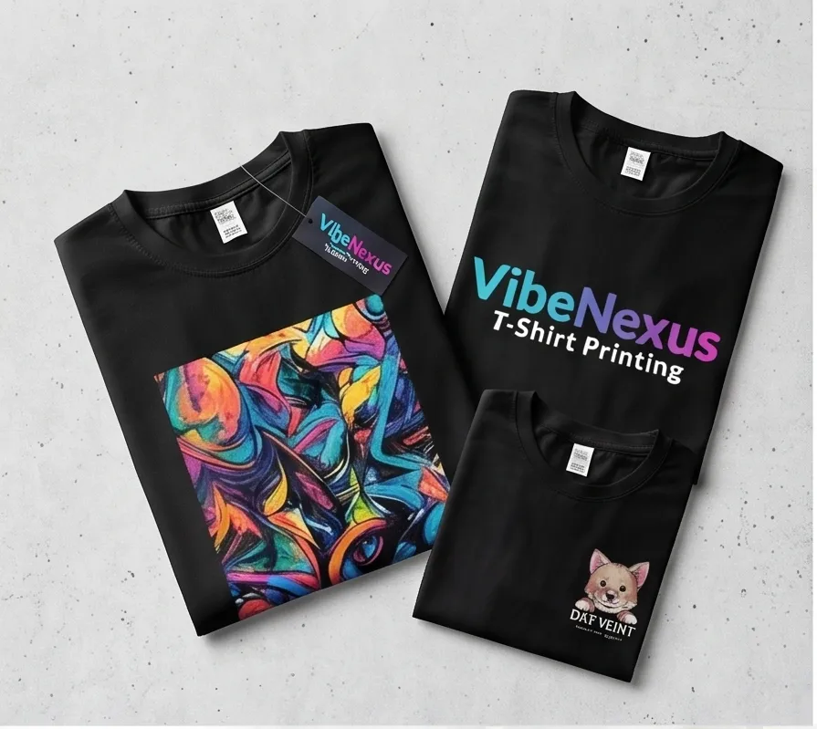 Comfortable Custom Shirts — VibeNexus T-Shirt Printing Store — Clothing store in Bhakkar
